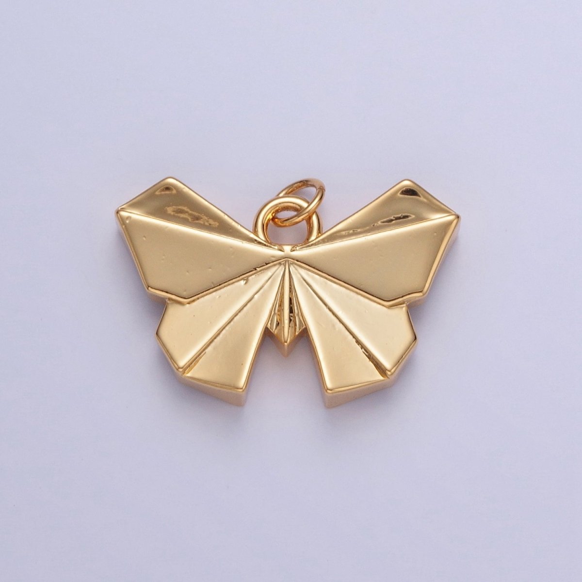 18K Gold Filled Origami Butterfly Mariposa Insect Animal Charm | X-081 - DLUXCA