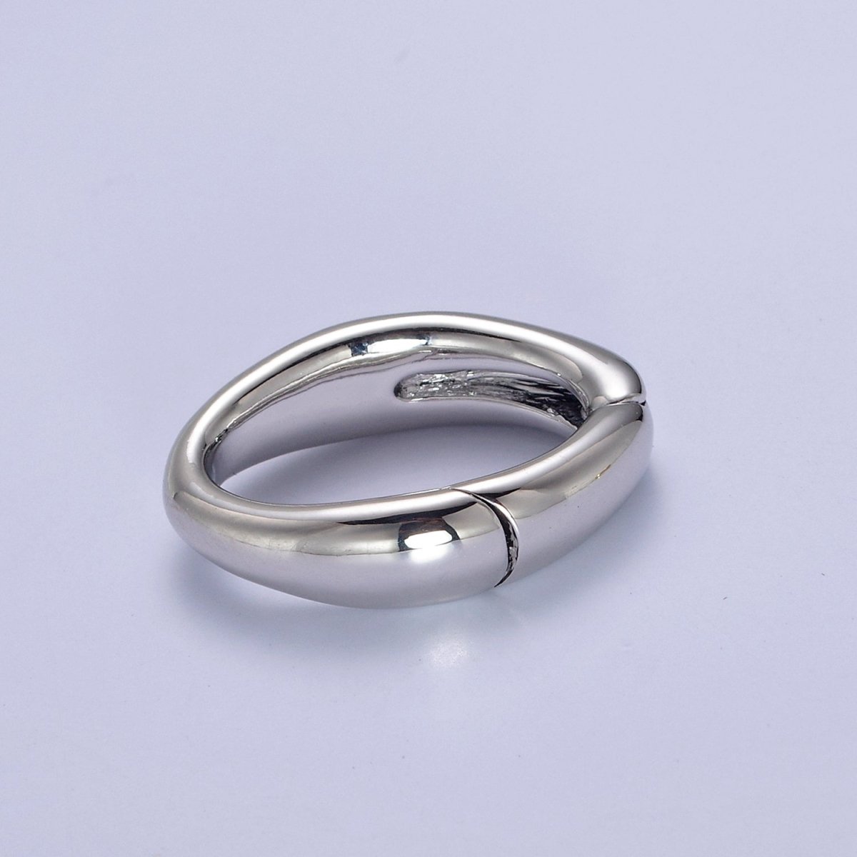 18K Gold Filled Oval Spring Clasp,Spring Carabiner Clasp,Gold Oval Clasp,Dainty Minimalist Clasp for Jewelry Making Making L-666