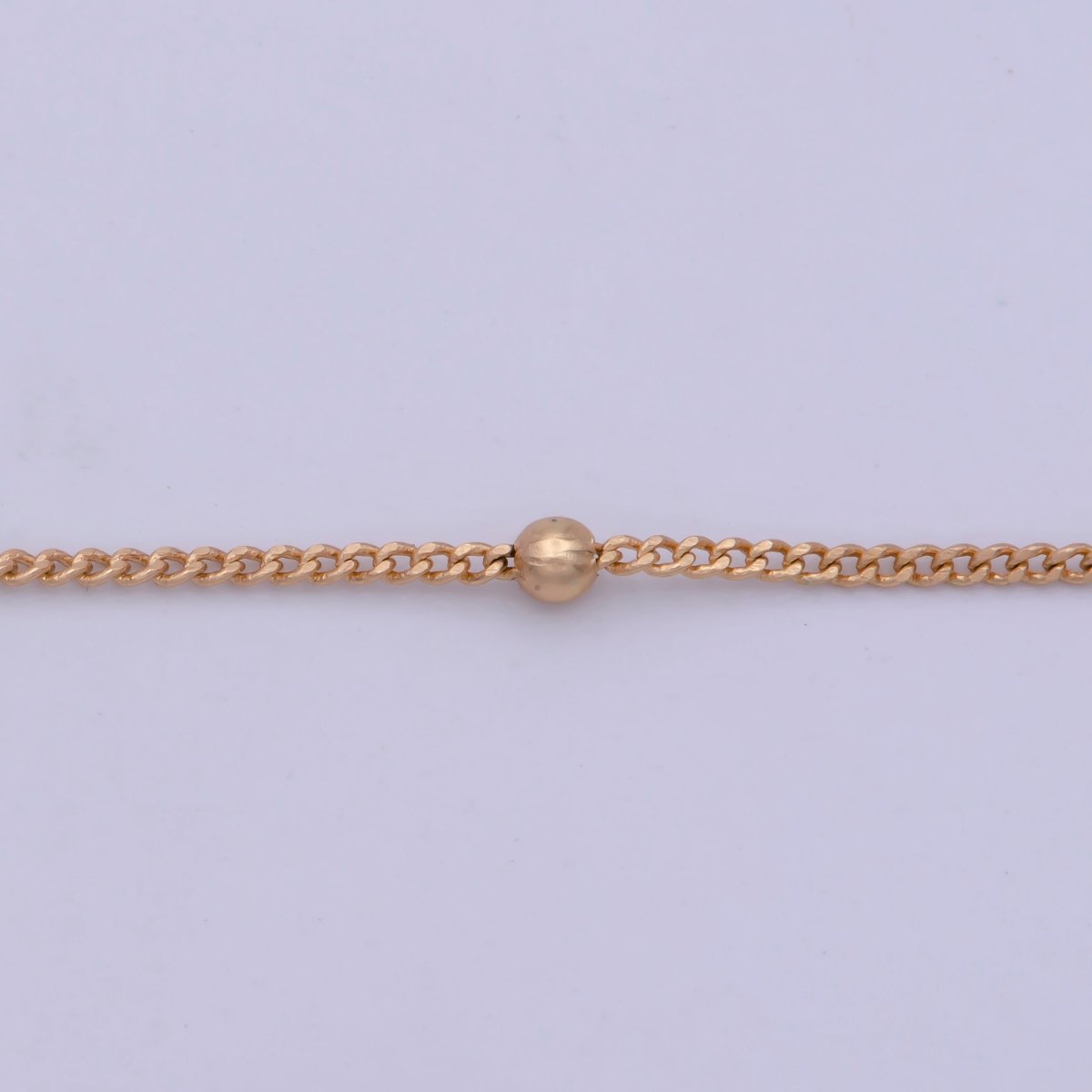 18K Gold Filled Satellite Chain, 0.9mm Gold Ball Chain 18 Inches Ready To Wear Necklace w/ Lobster Clasps | WA-477 Clearance Pricing - DLUXCA