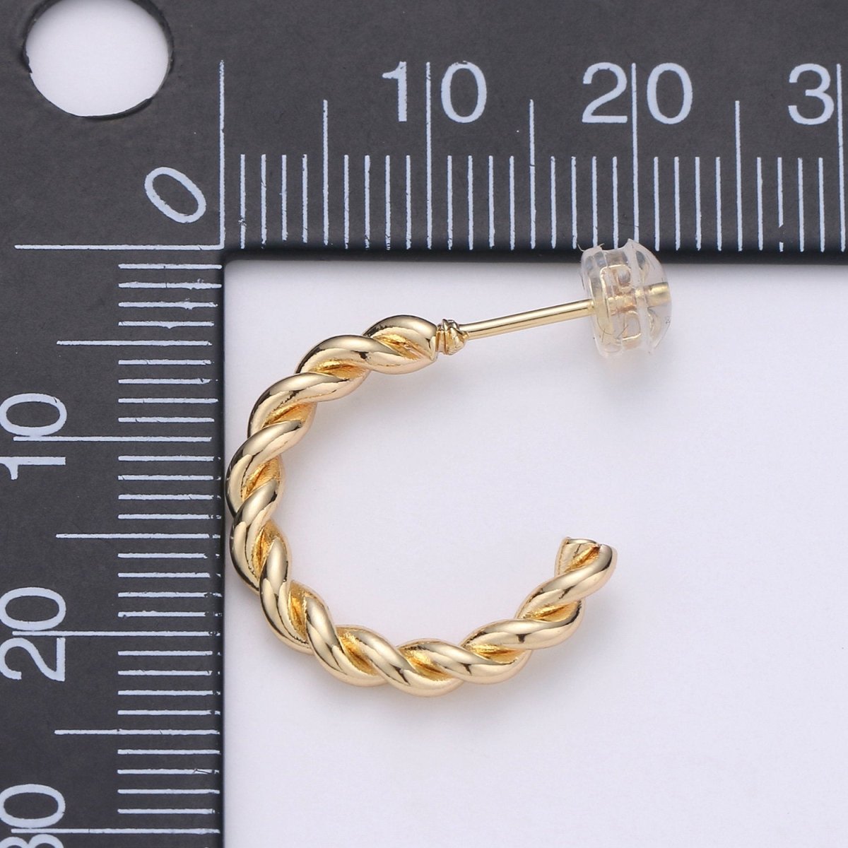 18k Gold Filled Twisted Rope Hoops,Swirl Twist Hoops, Twisted Hoops Gold, Gold Hoop Earrings, Minimalist Earrings, Boho Hoop Earrings Gift Q-092 - Q-094