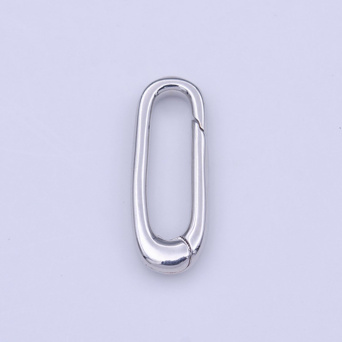 18mm Thin Oblong Oval Jewelry Supply in Gold & Silver | K-242, K-280