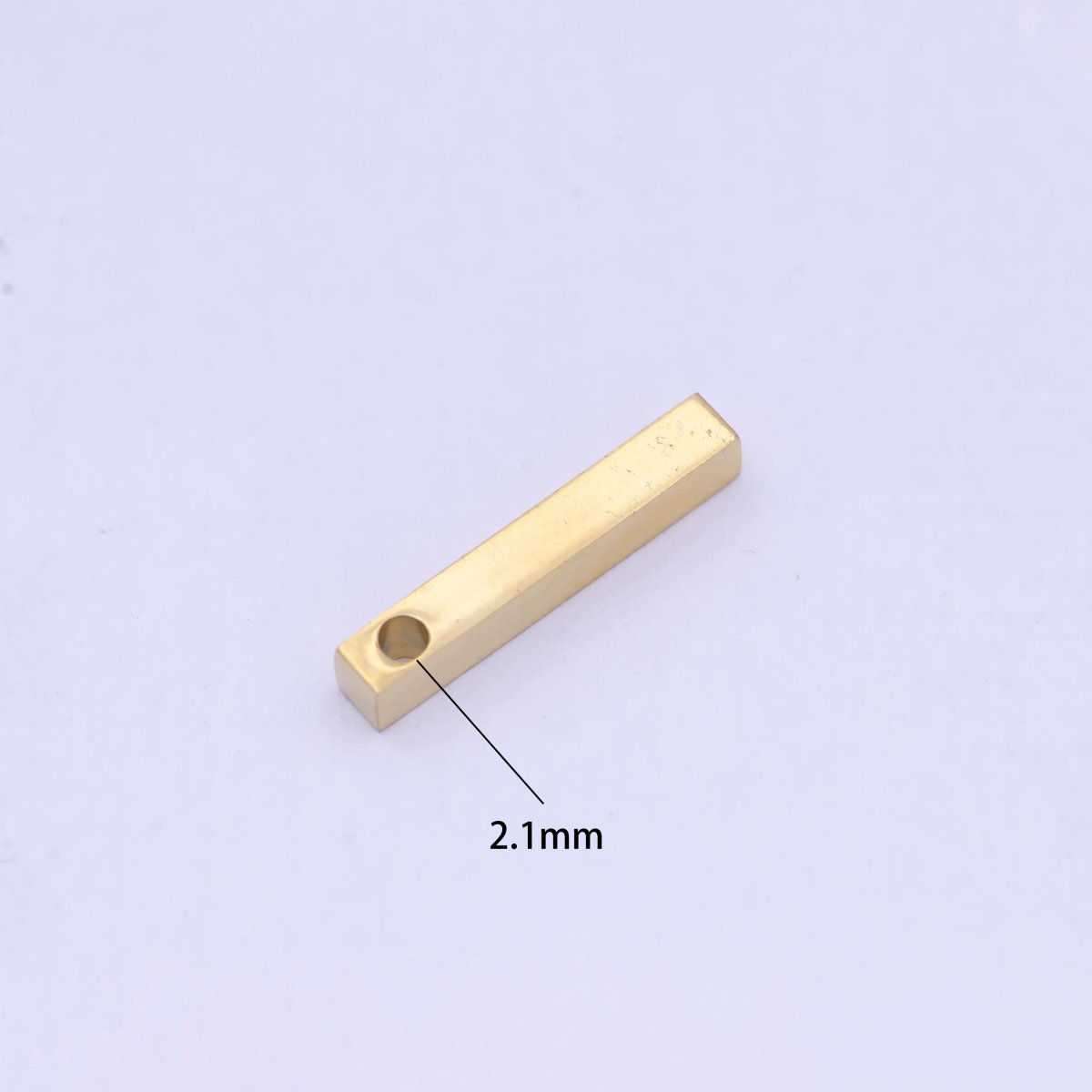 19.7mmx3.2mm Long Tube Bead Spacer For Jewelry Making, W-835 W-836