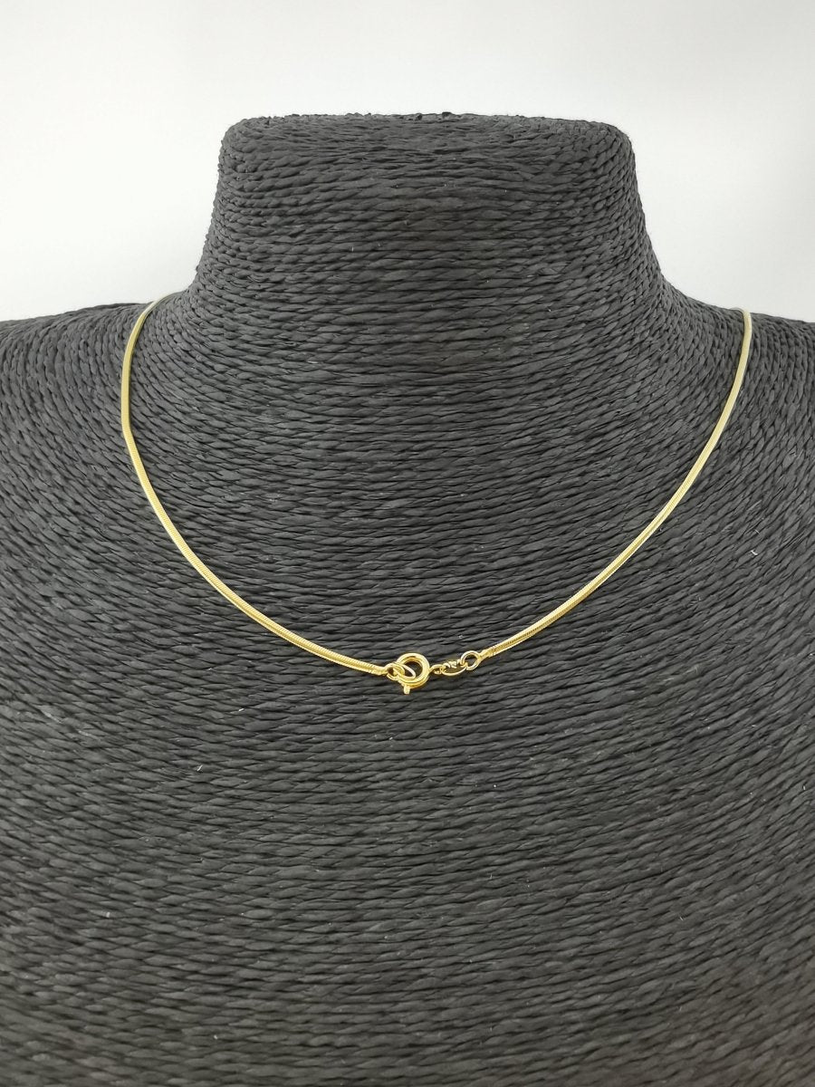 1mm Dainty Snake Layering 21 Inch, 24 Inch Chain Necklace | WA-230 WA-231 Clearance Pricing - DLUXCA