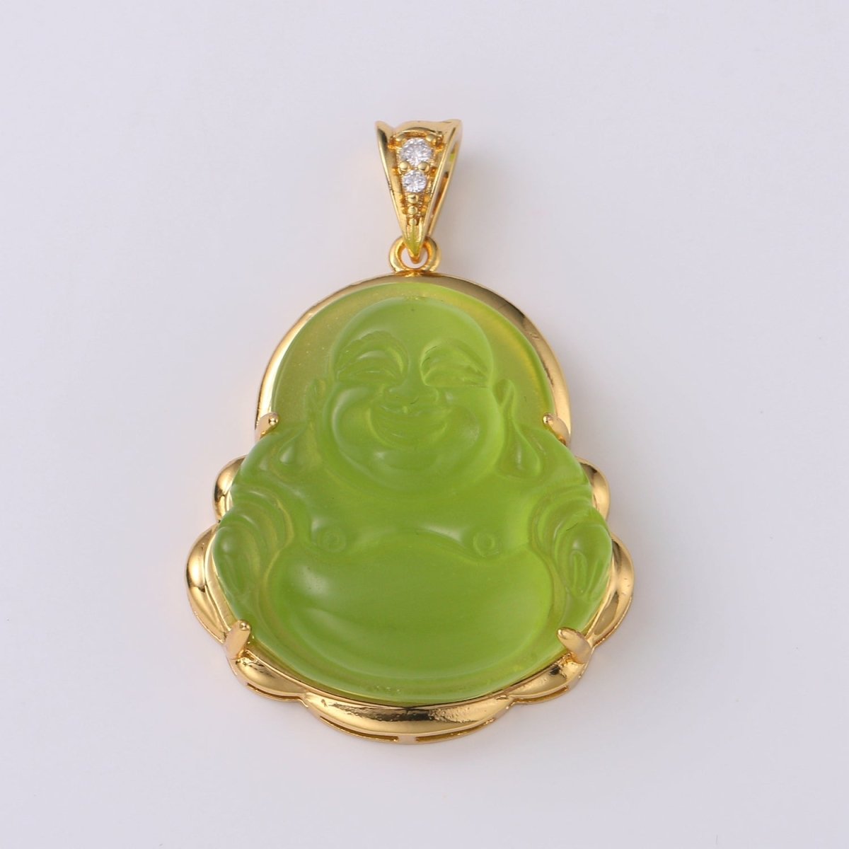 1pc 24k Gold Filled Buddha Pendant Natural Wisdom Meaning Gold Buddha Necklace Charm Laughing Buddha Buddhism Religious Jewelry Making AH-247~AH257, AH-327, AH-328