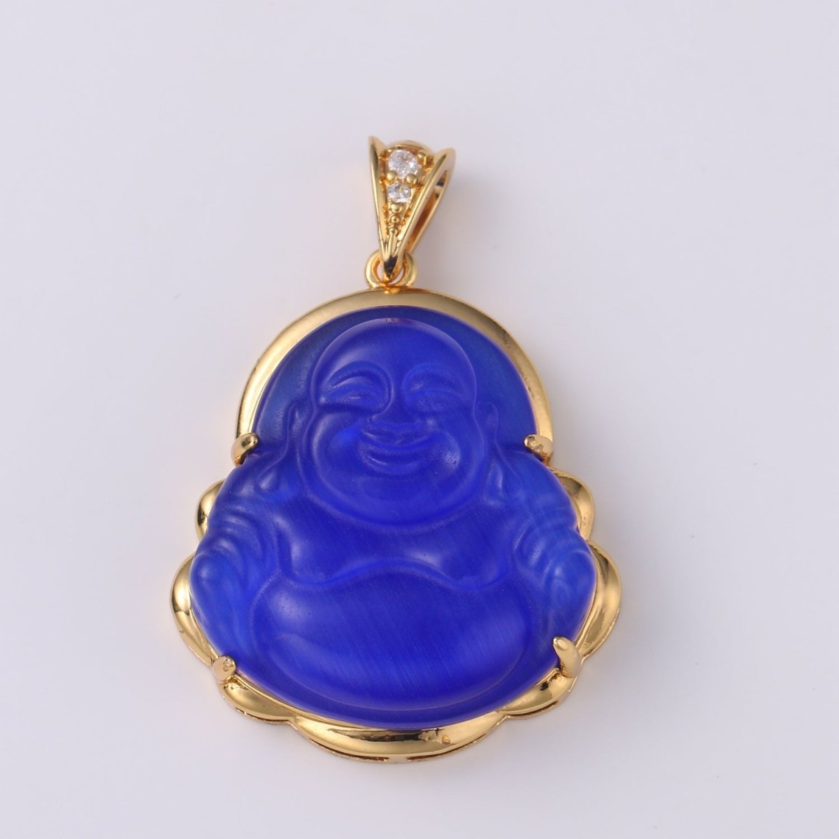 1pc 24k Gold Filled Buddha Pendant Natural Wisdom Meaning Gold Buddha Necklace Charm Laughing Buddha Buddhism Religious Jewelry Making AH-247~AH257, AH-327, AH-328