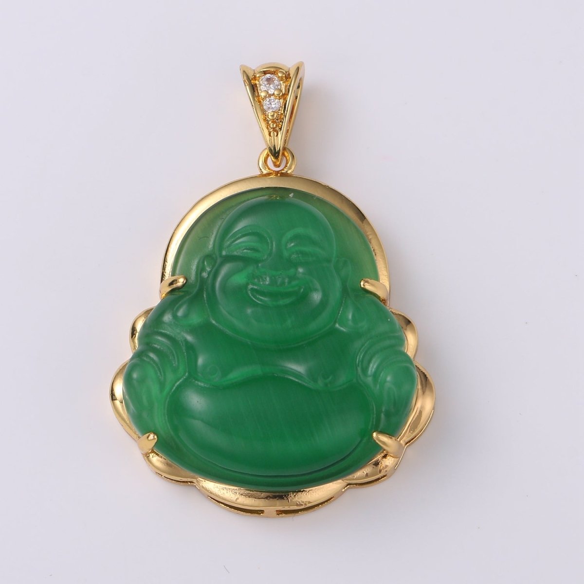 1pc 24k Gold Filled Buddha Pendant Natural Wisdom Meaning Gold Buddha Necklace Charm Laughing Buddha Buddhism Religious Jewelry Making AH-247~AH257, AH-327, AH-328