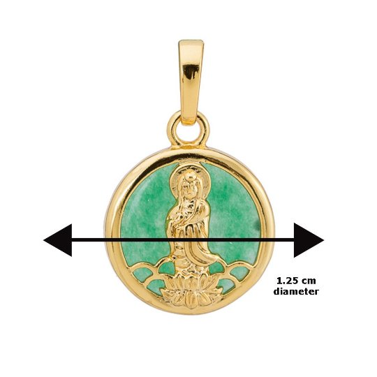 1pc Elegant Emerald Green Jade Buddha God Deity Buddhism Buddhist Religious Dainty Necklace Pendant Charm Bails Findings for Jewelry Making AH-303