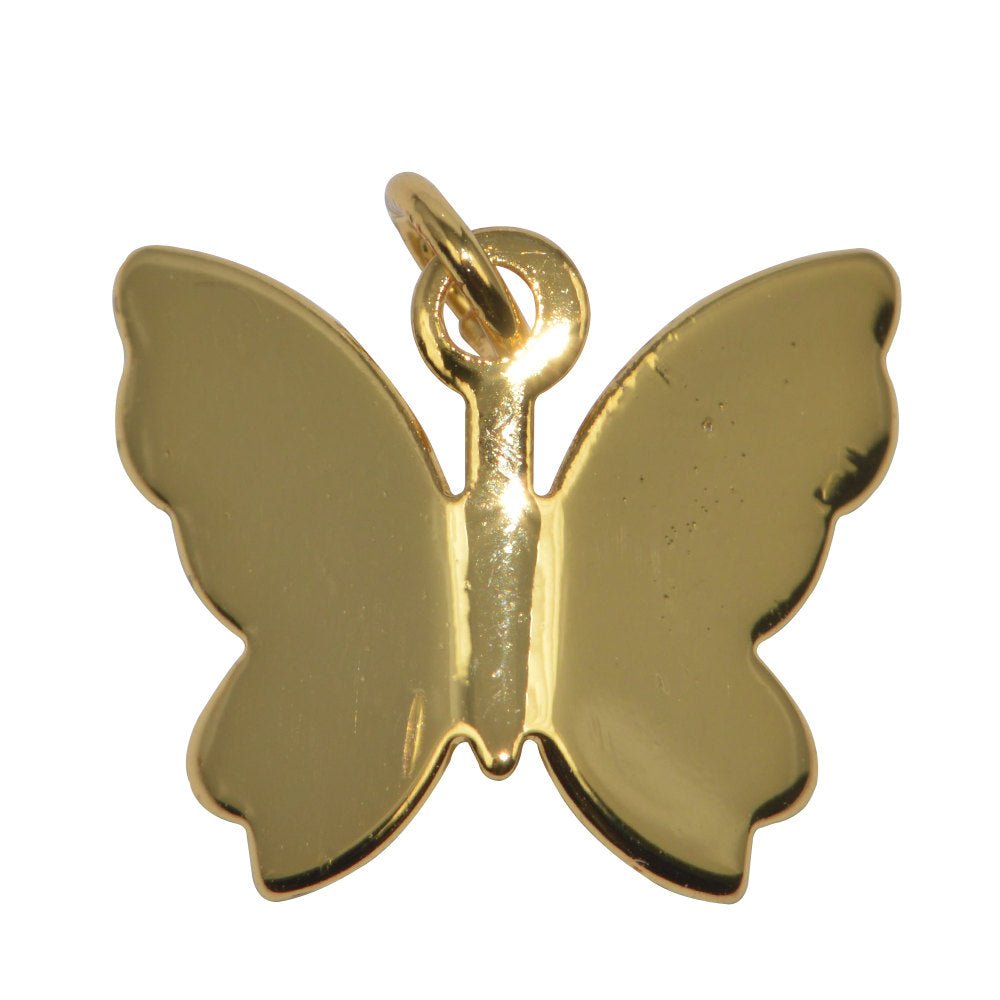 1pc Golden Small Flying Butterfly Pendant Cooper Gold Filled Jewelry Bracelet Earring Necklace Making Connector Bead Charm C-232 D807