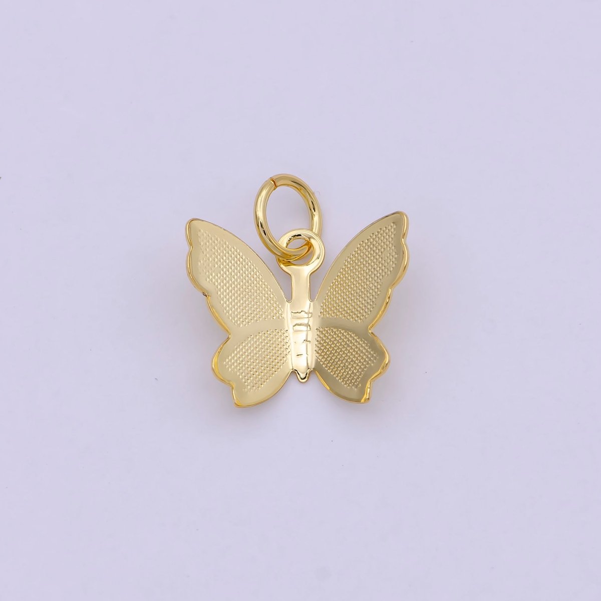 1pc Golden Small Flying Butterfly Pendant Cooper Gold Filled Jewelry Bracelet Earring Necklace Making Connector Bead Charm C-232 D807