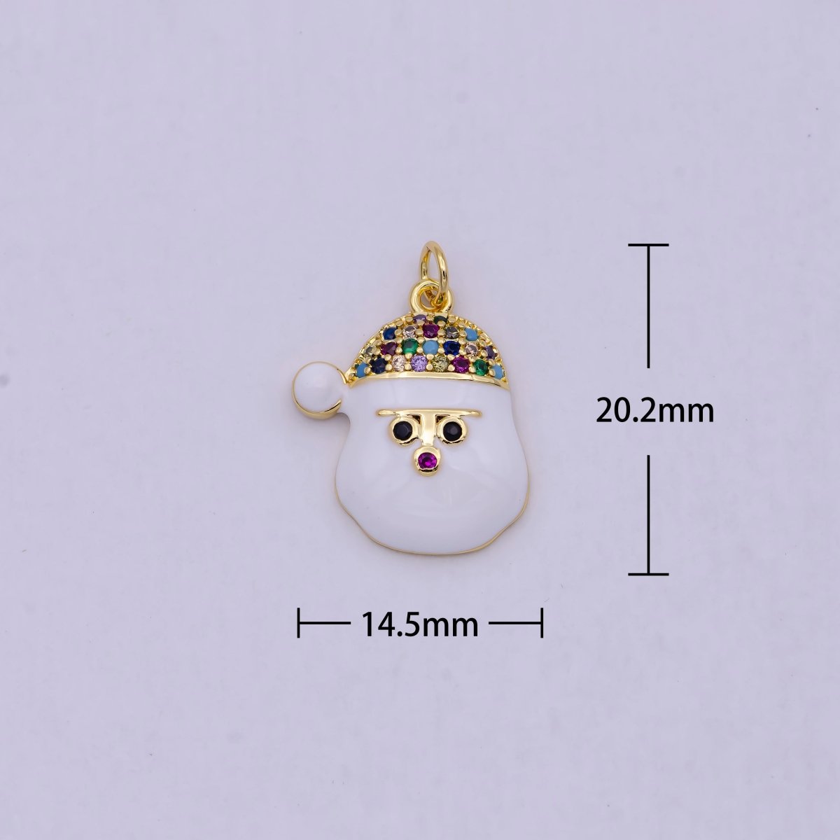 1x Limited Edition Enamel Christmas Charm for Necklace Bracelet Jewelry Inspired Tree, Snowman, Jingle Bell, Stocking Pendant