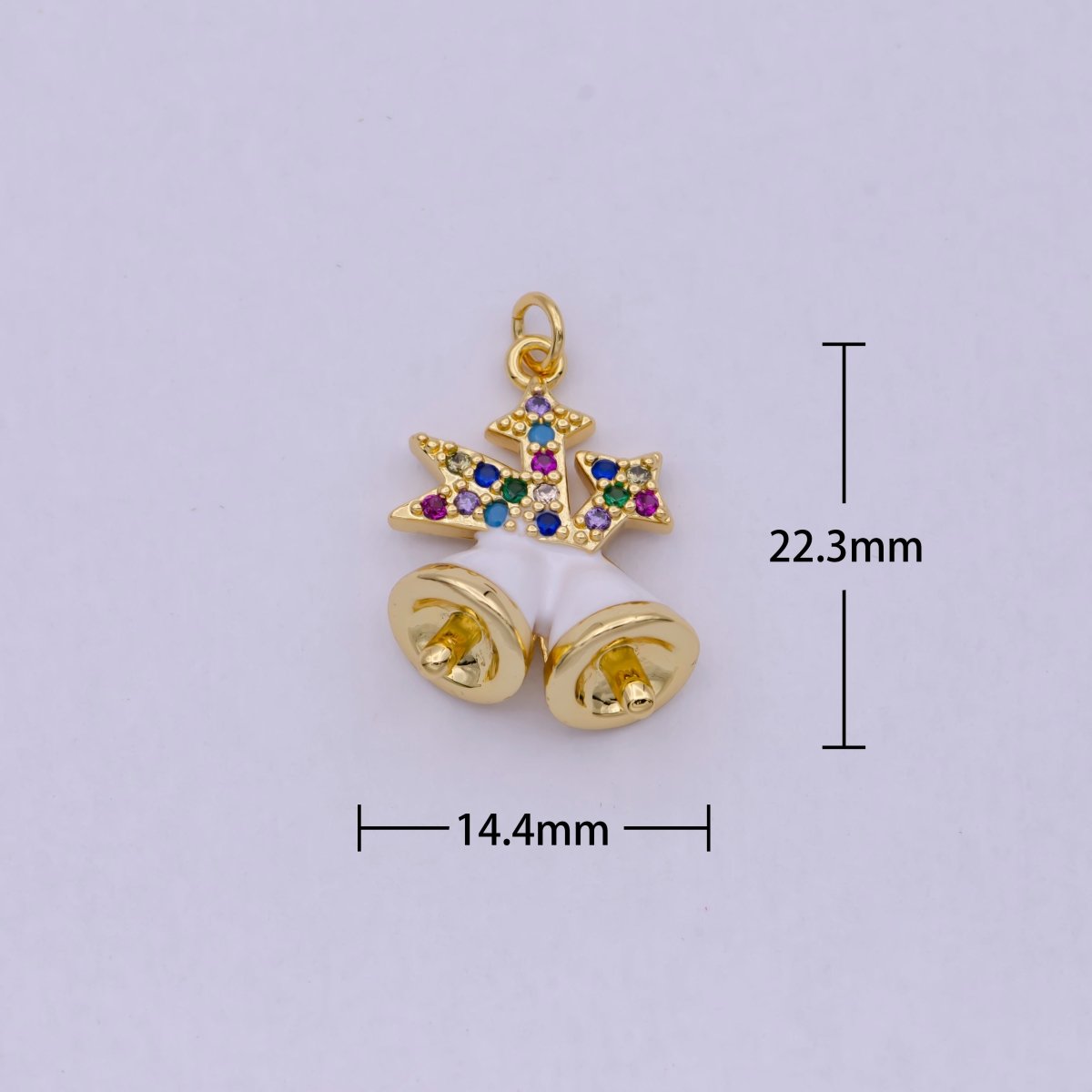 1x Limited Edition Enamel Christmas Charm for Necklace Bracelet Jewelry Inspired Tree, Snowman, Jingle Bell, Stocking Pendant