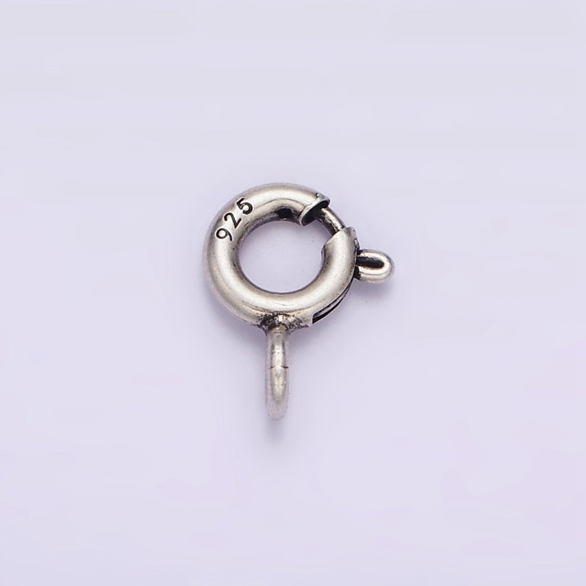 1x Sterling Silver Clasp 925 Sterling Silver Lobster Clasp End Clasp Supply for Jewelry Making Oxidized Silver Antique Looking Clasp SL-295 SL-296 SL-297