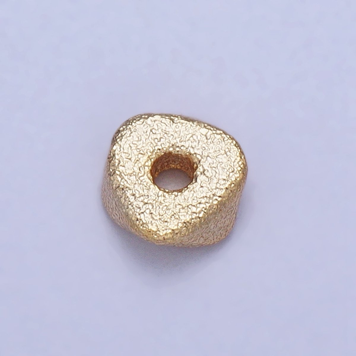 20 Pieces Matte Gold 8mm, 6mm, 4mm Triangle Geometric Beads | B-273 B-308 B-309