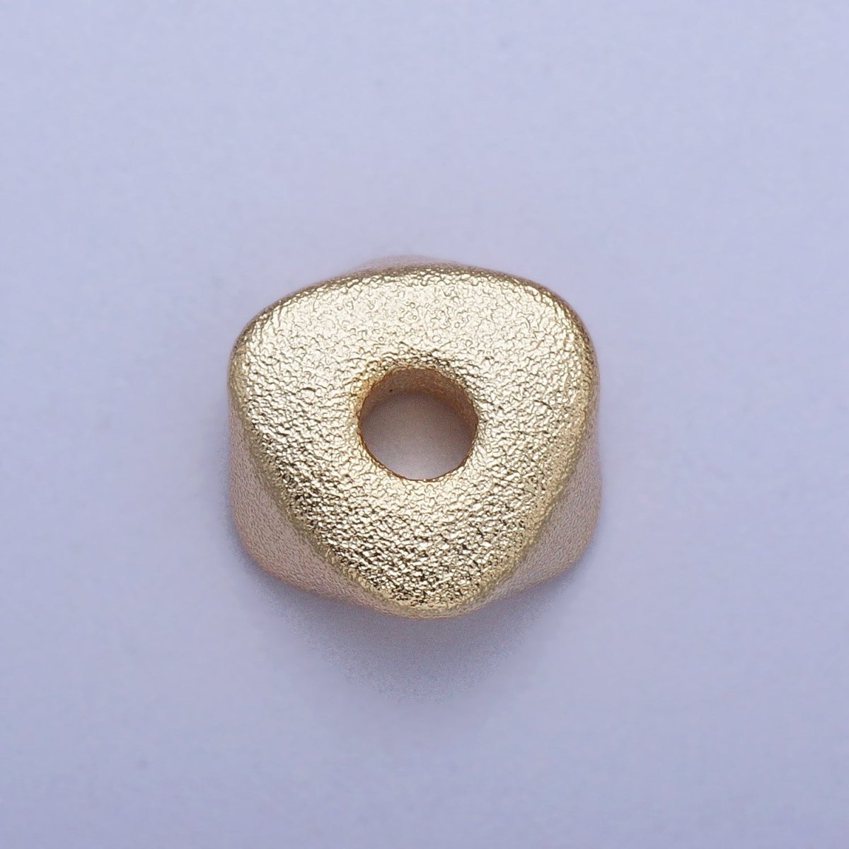 20 Pieces Matte Gold 8mm, 6mm, 4mm Triangle Geometric Beads | B-273 B-308 B-309