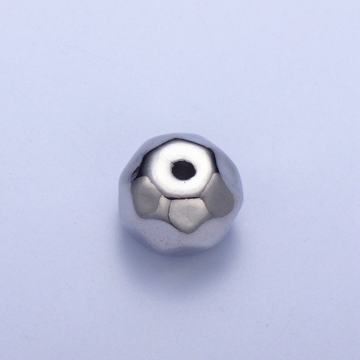 20 Pieces Pack Geometric 14.8x6mm Abstract Spacer Beads Jewelry Findings in Gold & Silver | W-934 W-935