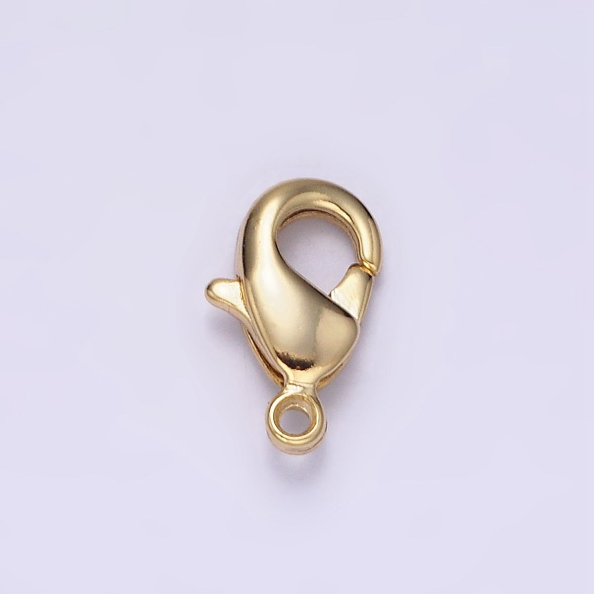 24k, 14k, White Gold Filled 8mm, 9.5mm Lobster Claw Clasps Closure Jewelry Making Supply in Gold & Silver | Z-413 - Z-418