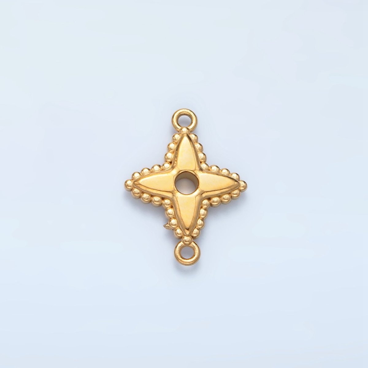 24K Celestial North Star Curved Connector | F1834 - DLUXCA