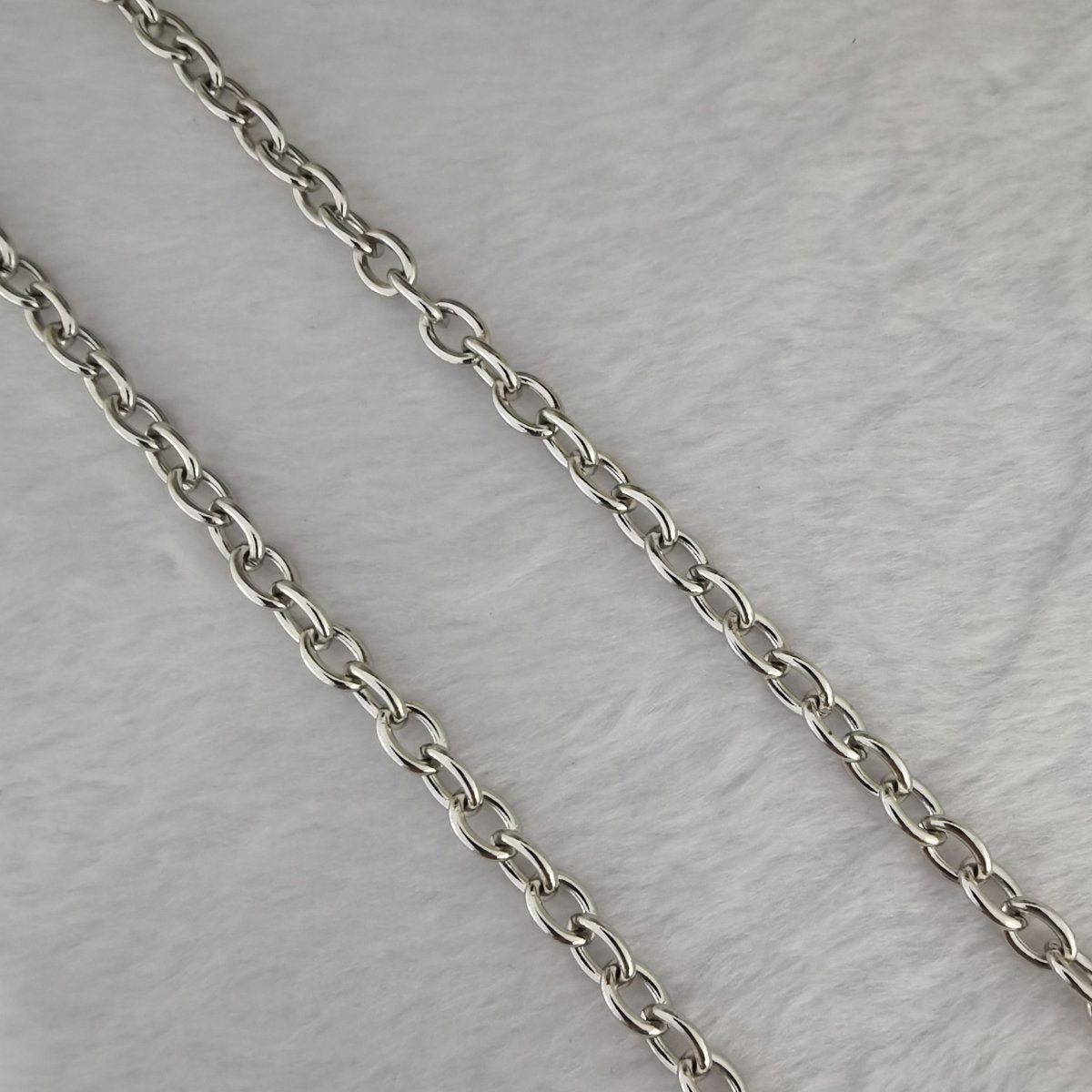 24K Gold, 18K Gold, White Gold Filled CABLE Roll Chain For Jewelry Making, Necklace Bracelet Anklet Supply Component |   ROLL-474(XP-002), ROLL-481 (XP-009), ROLL-482 (XP-010) Clearance Pricing