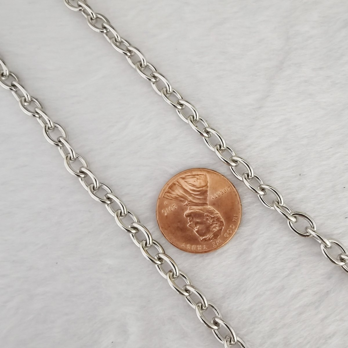 24K Gold, 18K Gold, White Gold Filled CABLE Roll Chain For Jewelry Making, Necklace Bracelet Anklet Supply Component |   ROLL-474(XP-002), ROLL-481 (XP-009), ROLL-482 (XP-010) Clearance Pricing