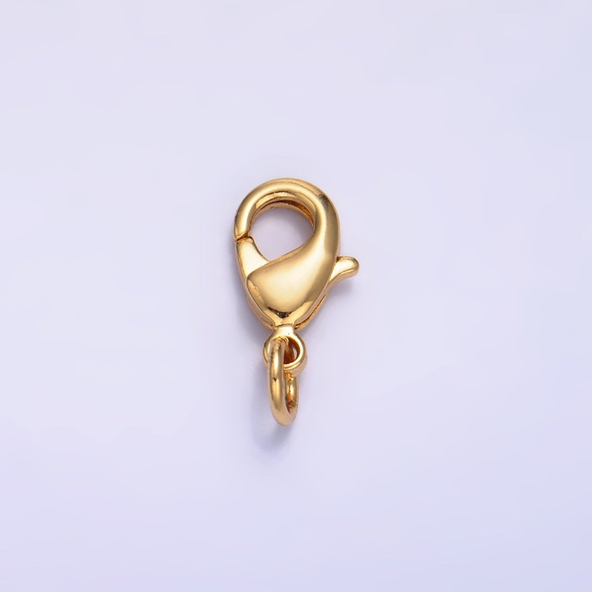 24K Gold Filled 12mm, 10mm, 15mm, 8mm Lobster Claw Clasps Closure Findings | Z1068 - Z1071