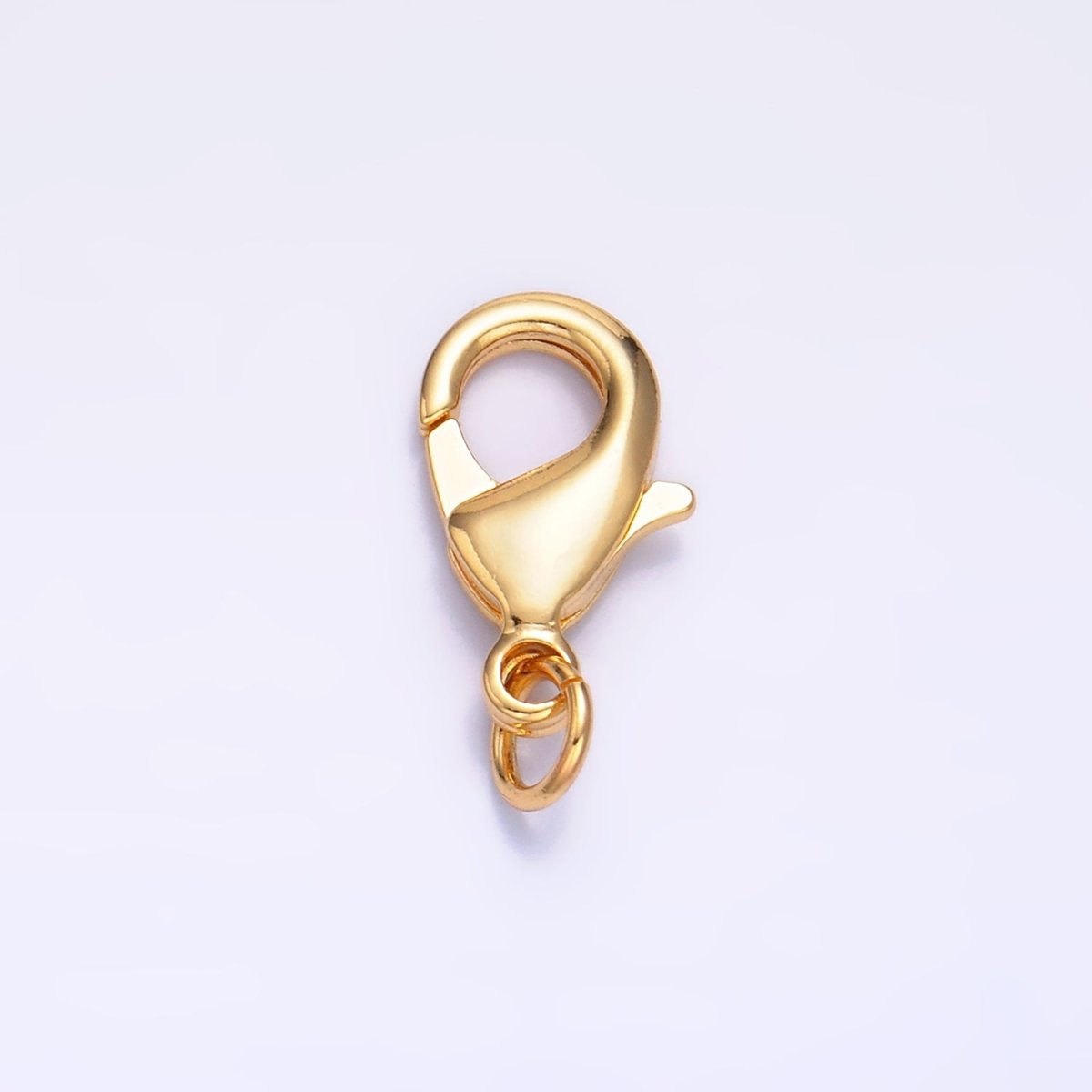 24K Gold Filled 12mm, 10mm, 15mm, 8mm Lobster Claw Clasps Closure Findings | Z1068 - Z1071
