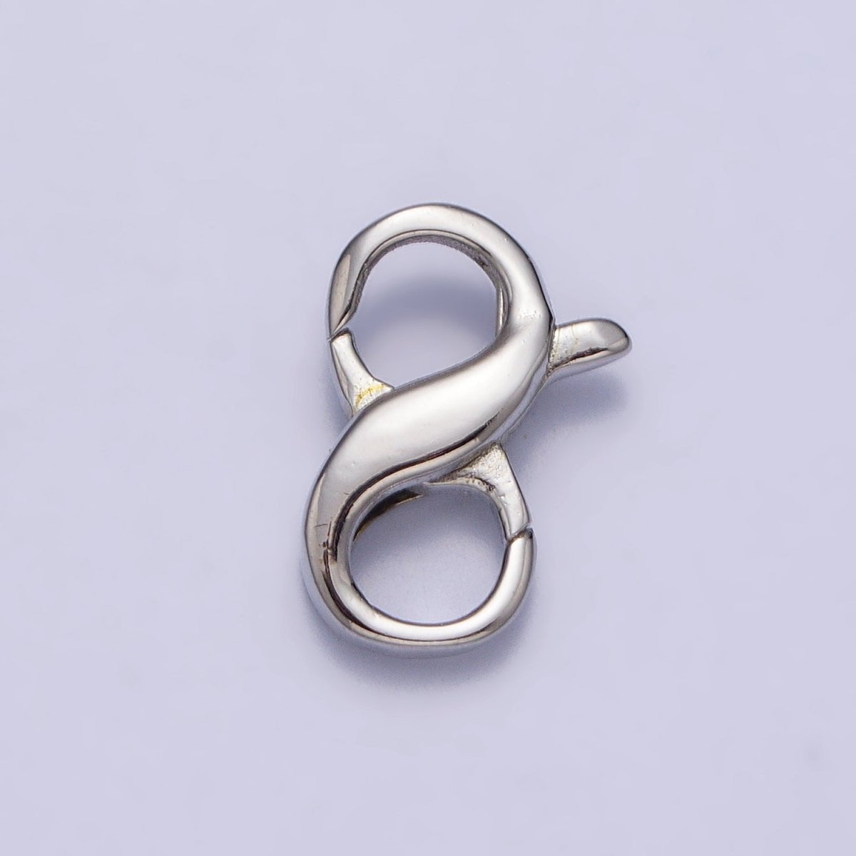 24K Gold Filled 13mm Infinity Double Lobster Clasps Closure Jewelry Supply in Gold & Silver | Z-143 Z-144