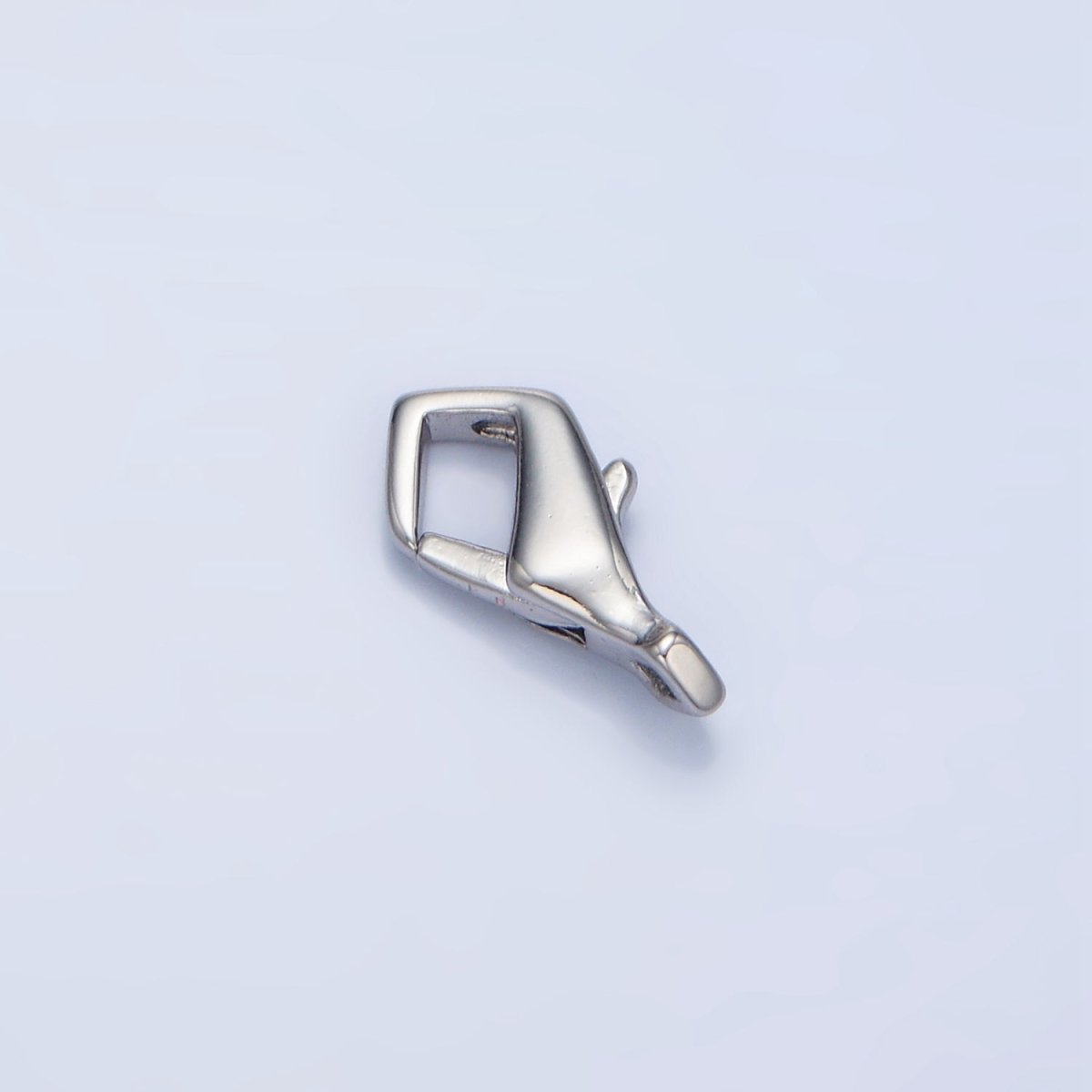 24K Gold Filled 14mm Geometric Edged Lobster Claw Clasps Closure Findings in Gold & Silver | Z962