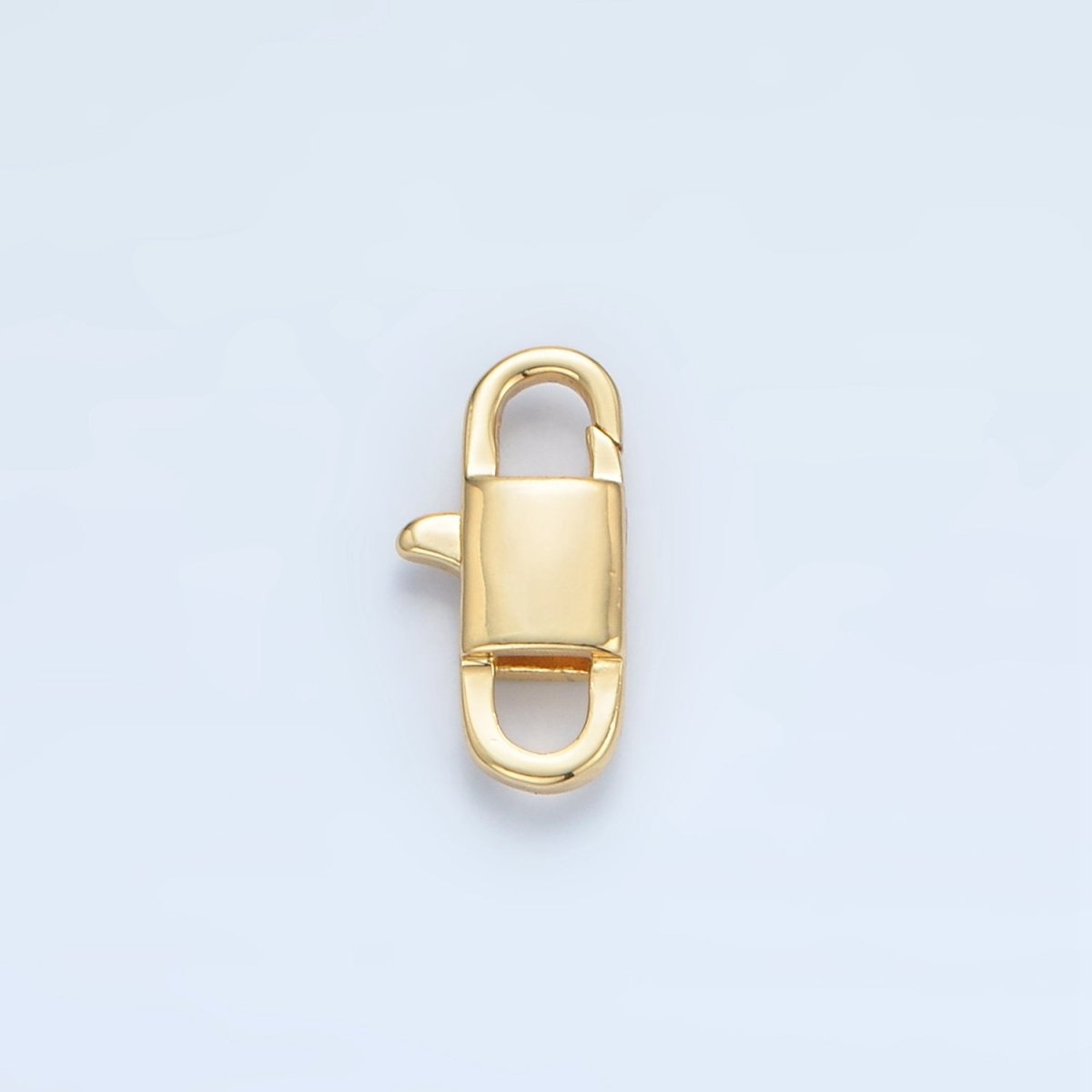 24K Gold Filled 14mm Rectangle Lobster Clasps Closure Findings | Z902