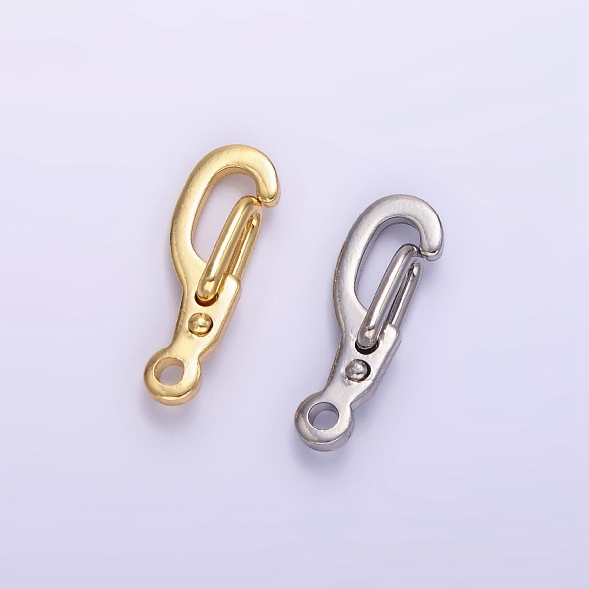 24K Gold Filled 14mm Snap Hook Closure Findings in Gold & Silver | Z801
