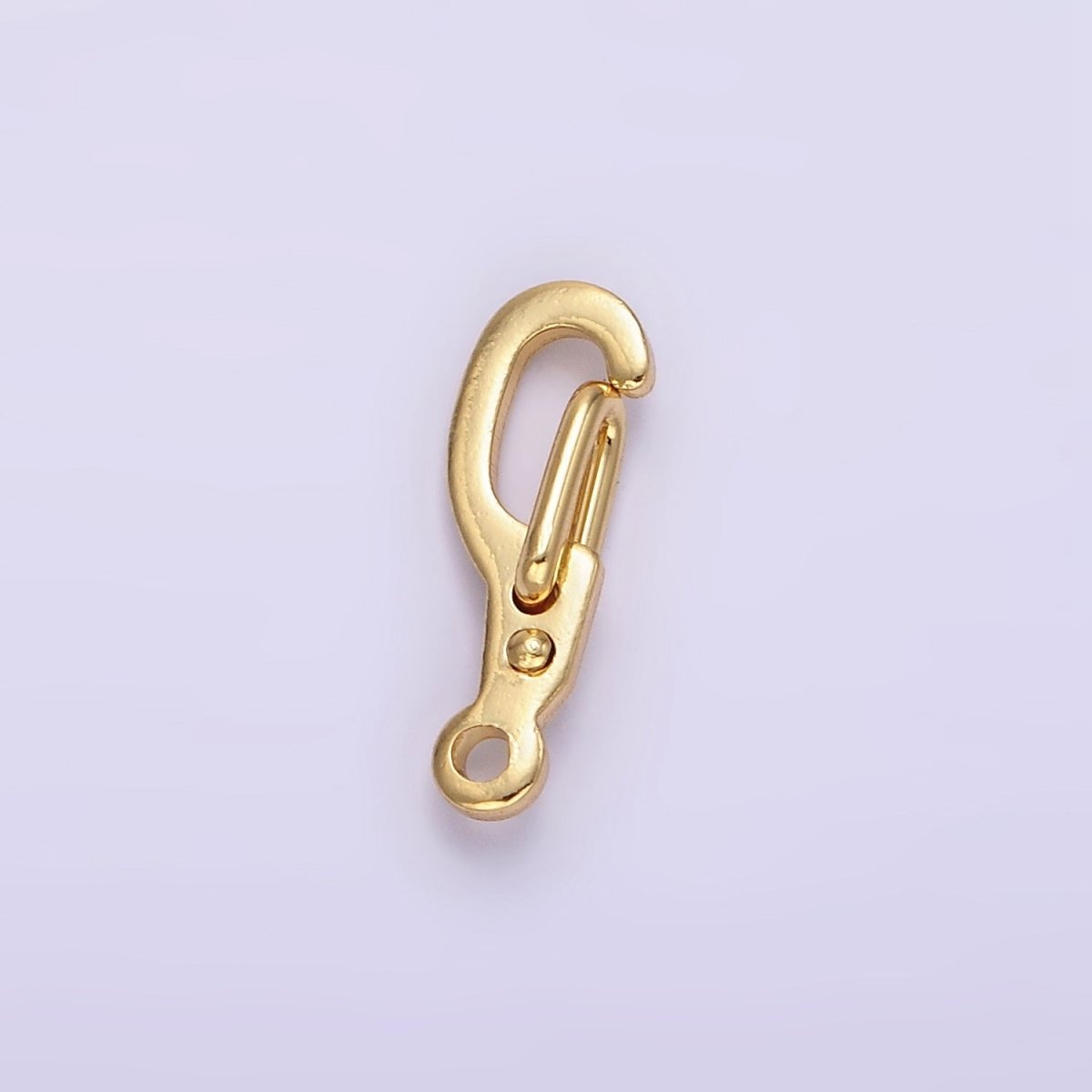 24K Gold Filled 14mm Snap Hook Closure Findings in Gold & Silver | Z801