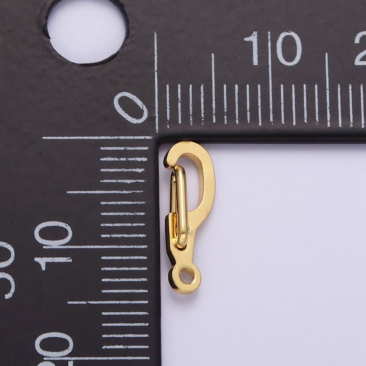 24K Gold Filled 14mm Snap Hook Closure Findings in Gold & Silver | Z801