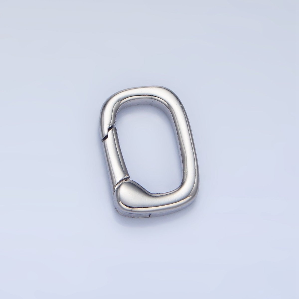 24K Gold Filled 14mm Square Push Spring Gate Findings in Gold & Silver | Z966