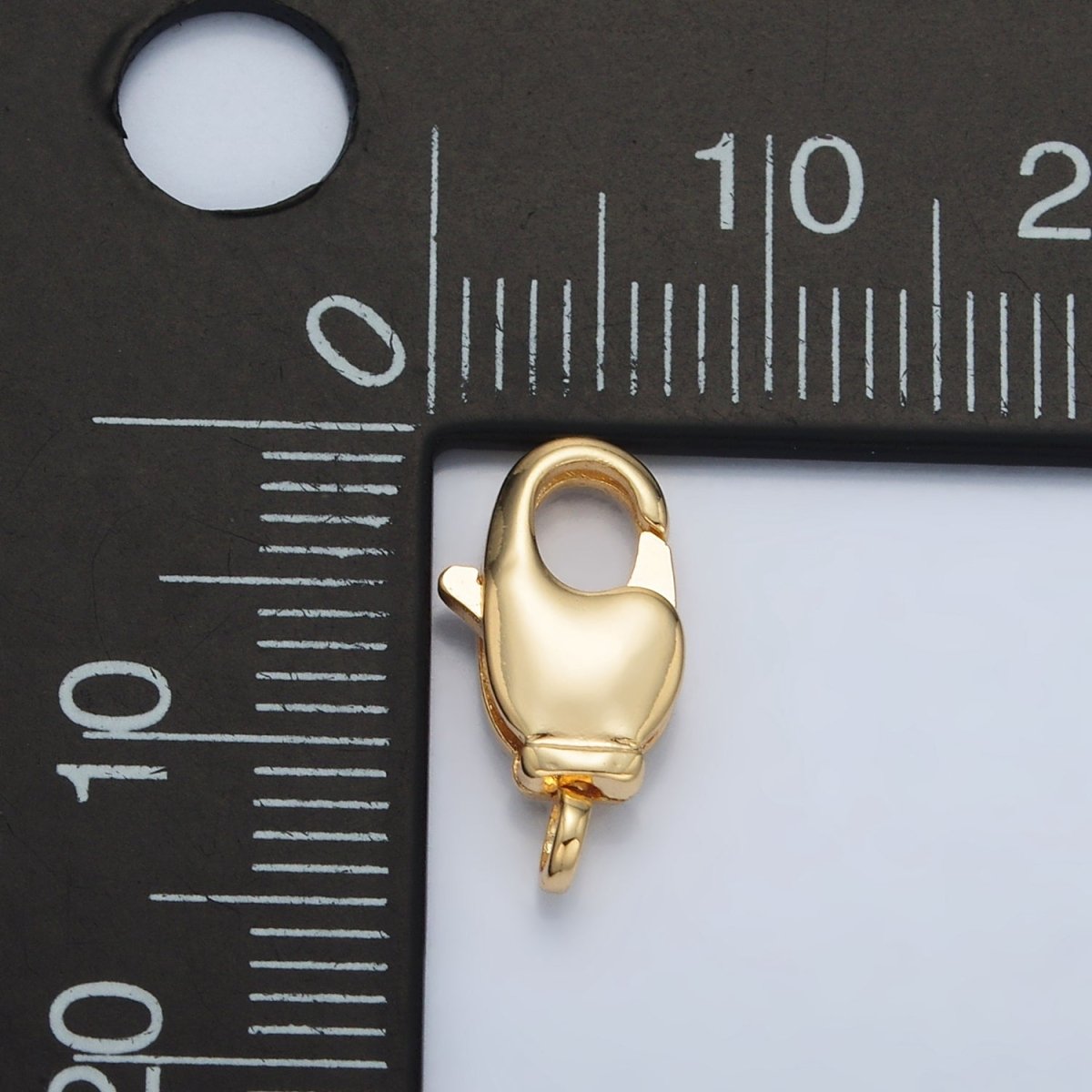 24K Gold Filled 15mm Lobster Claw Clasps Closure Findings | Z872 Z873