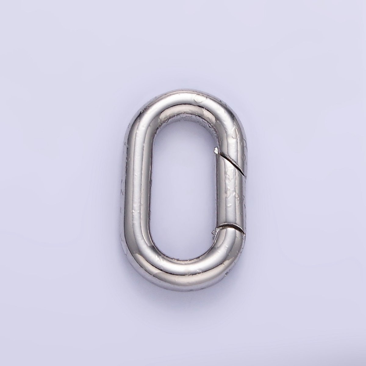 24K Gold Filled 15mm Oblong Push Gate Enhancer Findings in Gold & Silver | L078