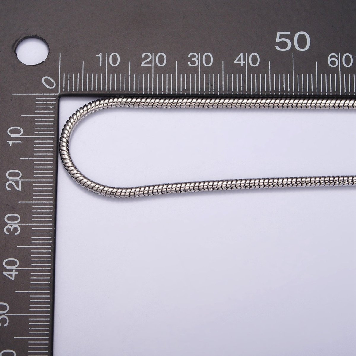 24K Gold Filled 18.5 Inch Cocoon Snake Finished Chain Necklace | WA-1010 WA-1011