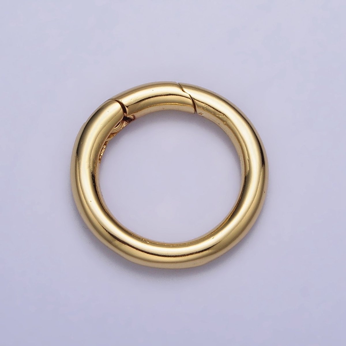 24K Gold Filled 18mm, 20mm Push Gate Ring Closure Enhancer Supply in Gold & Silver | Z-137~Z-140