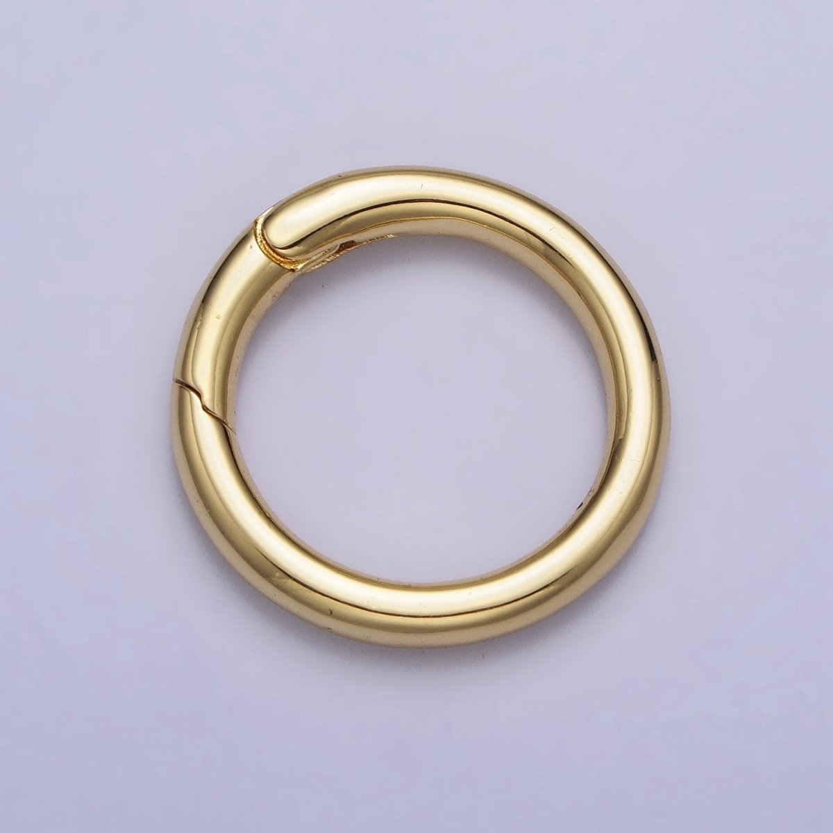 24K Gold Filled 18mm, 20mm Push Gate Ring Closure Enhancer Supply in Gold & Silver | Z-137~Z-140