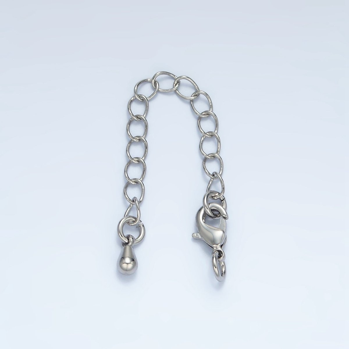 24K Gold Filled 2 Inch Extender Lobster Clasps Closure Findings Set in Gold, Rose Gold, Silver | Z881