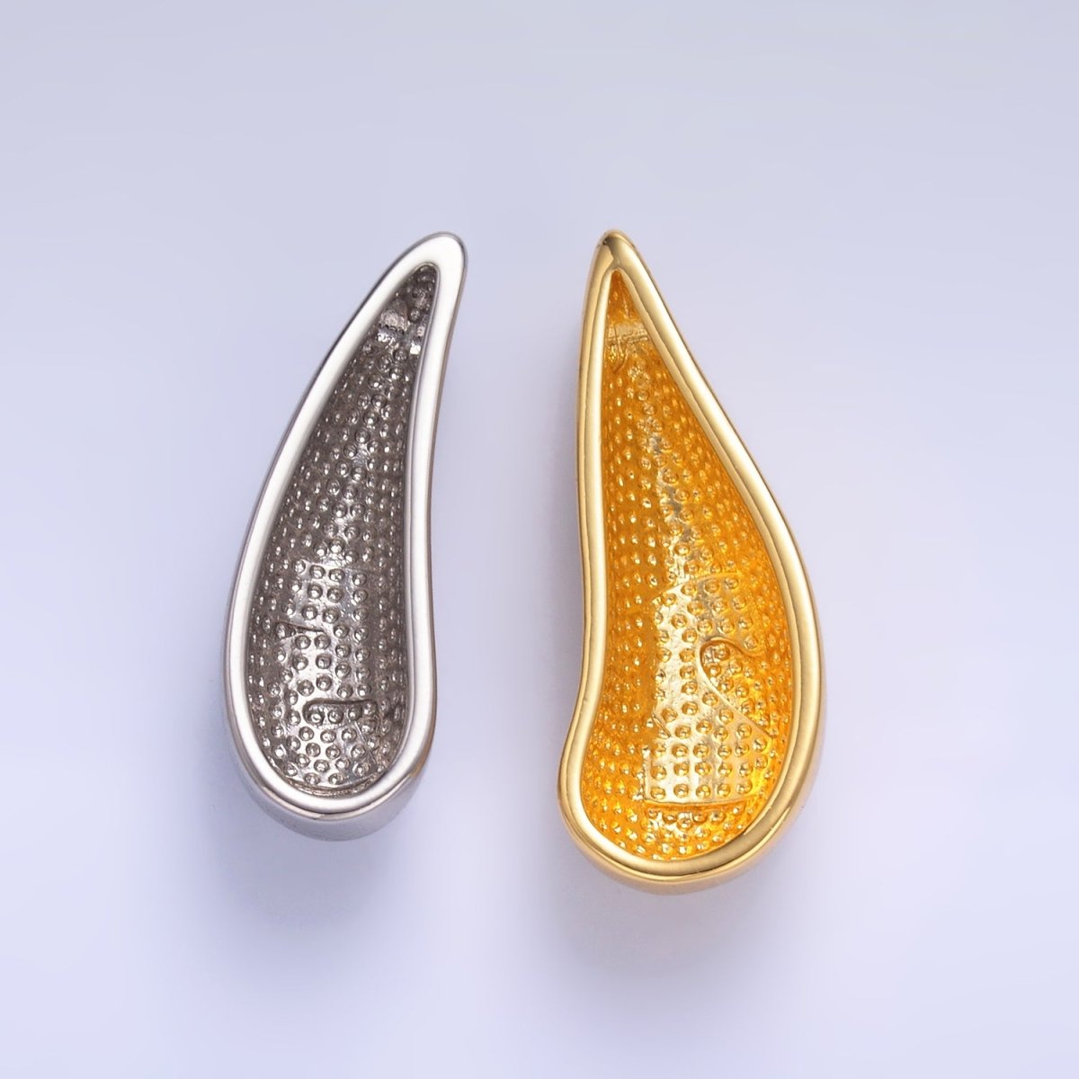 24K Gold Filled 25 Teardrop Slide Charm Set | W822 - DLUXCA