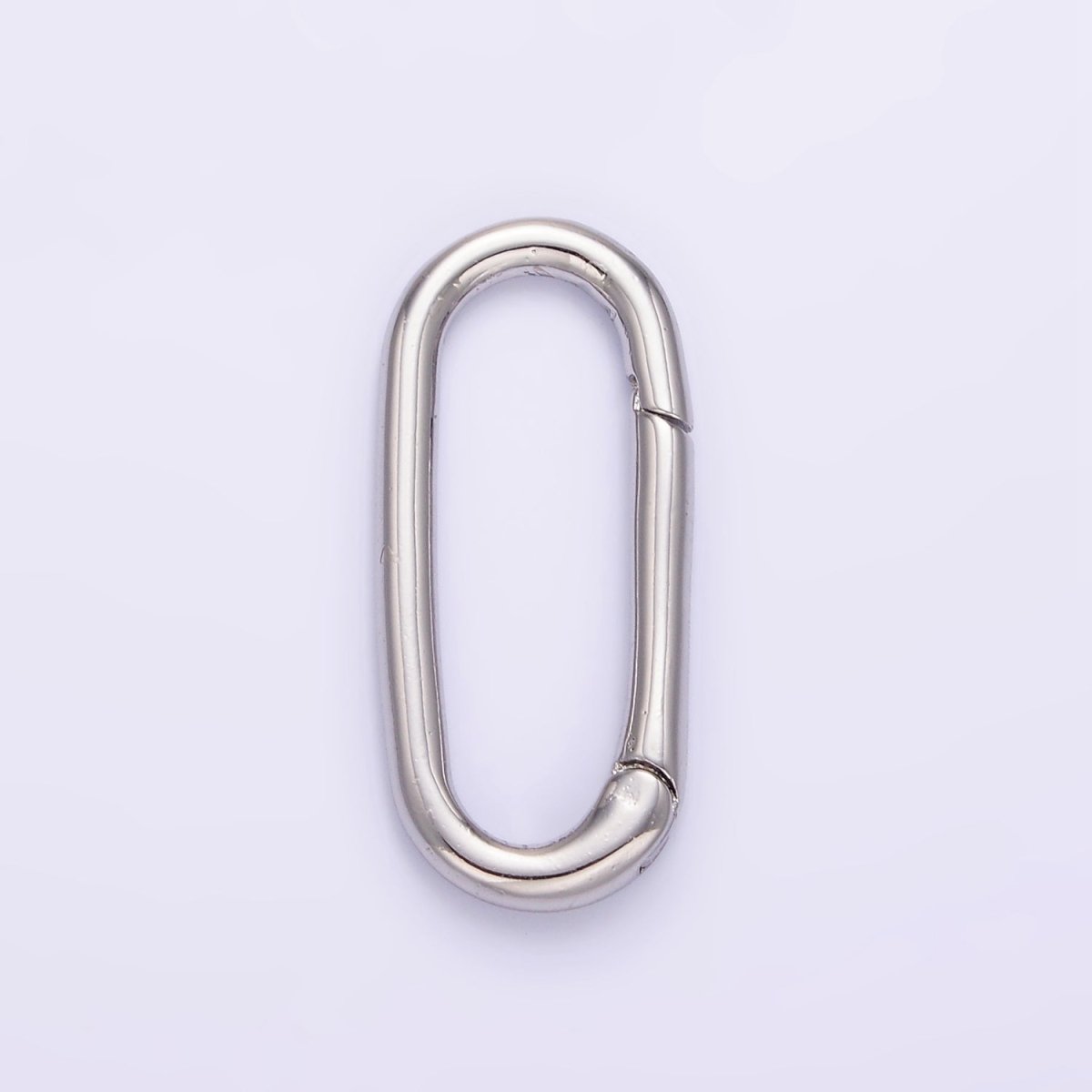 24K Gold Filled 25mm Oblong Push Hinge Gate Findings in Gold & Silver | Z802