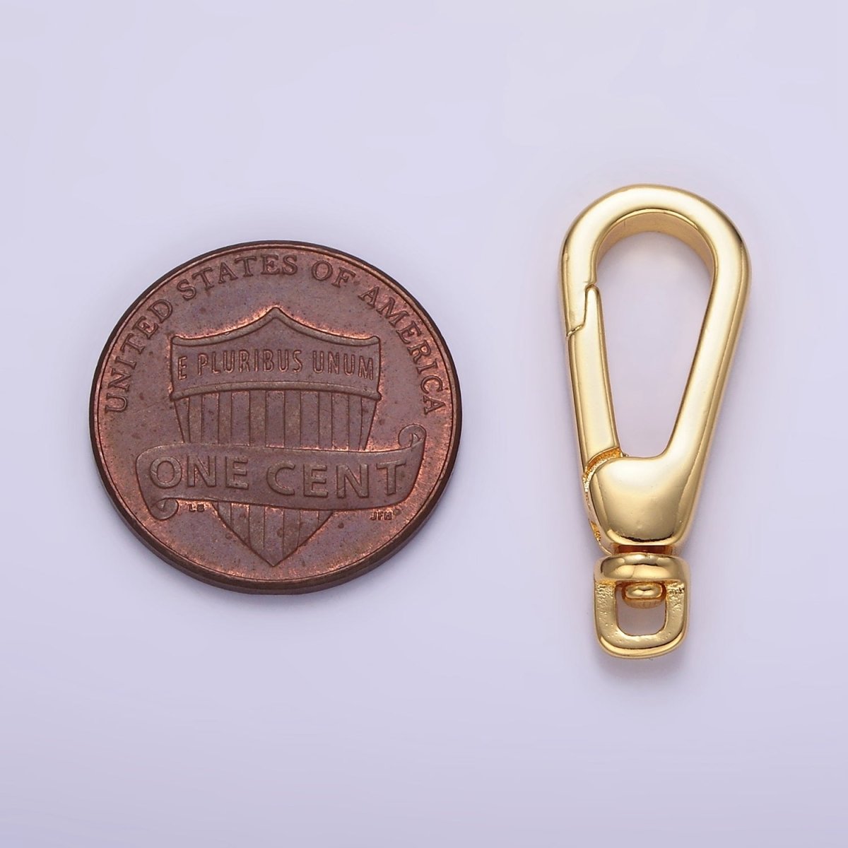 24K Gold Filled 25mm Push Lobster Clasps Spring Gate Swivel Hook Findings in Gold & Silver | Z797