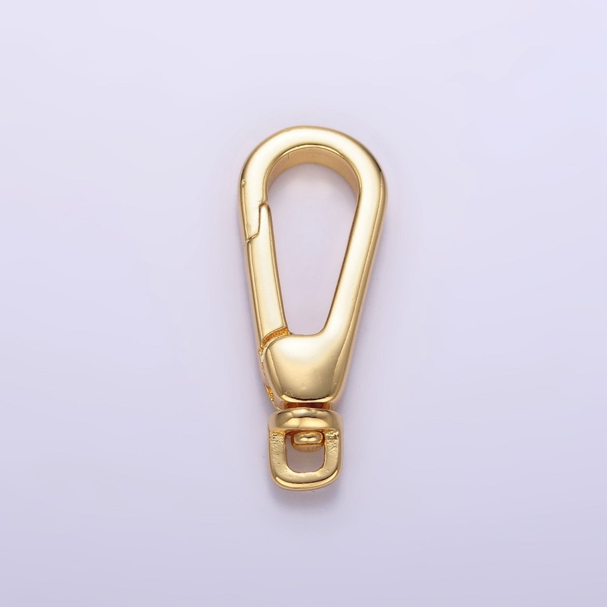 24K Gold Filled 25mm Push Lobster Clasps Spring Gate Swivel Hook Findings in Gold & Silver | Z797