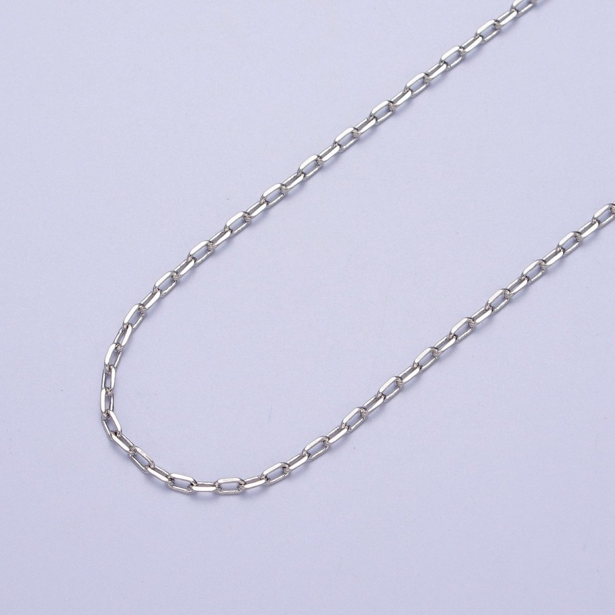 24K Gold Filled 2mm Cable Unfinished Chain in Gold & Silver | ROLL-899, ROLL-900 Clearance Pricing