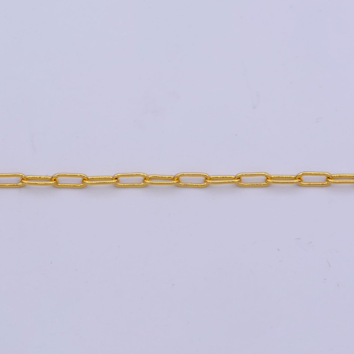 14K Gold Filled 2mm Paperclip Minimalist 16 Inch, 18 Inch Choker Layering Chain Necklace | WA-423 WA-422 Clearance Pricing