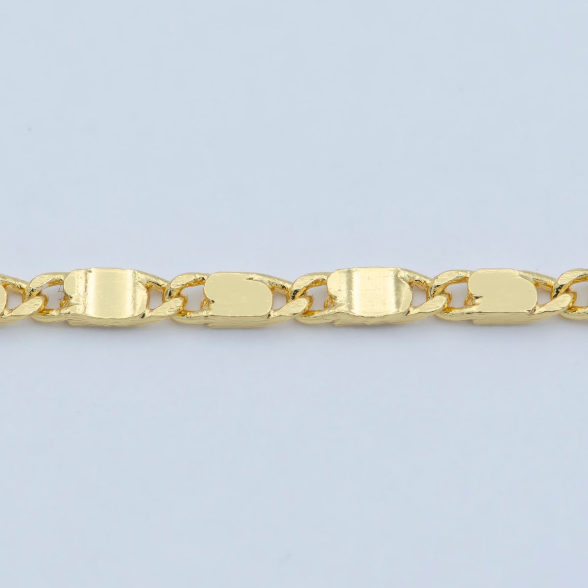 24K Gold Filled 2mm Scroll 18 Inch Layering Chain Necklace | WA-192 Clearance Pricing