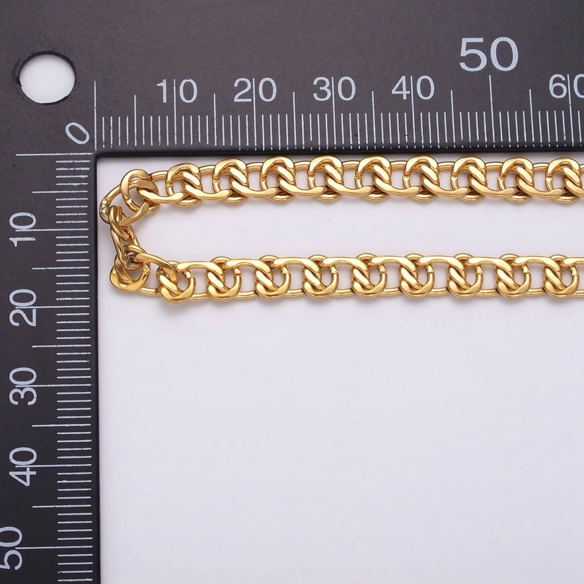 24k Gold Filled 5.8mm Twist Cable Chain Cable Link Unfinished Yard Chain in Gold & Silver | ROLL-1299 ROLL-1300 Clearance Pricing