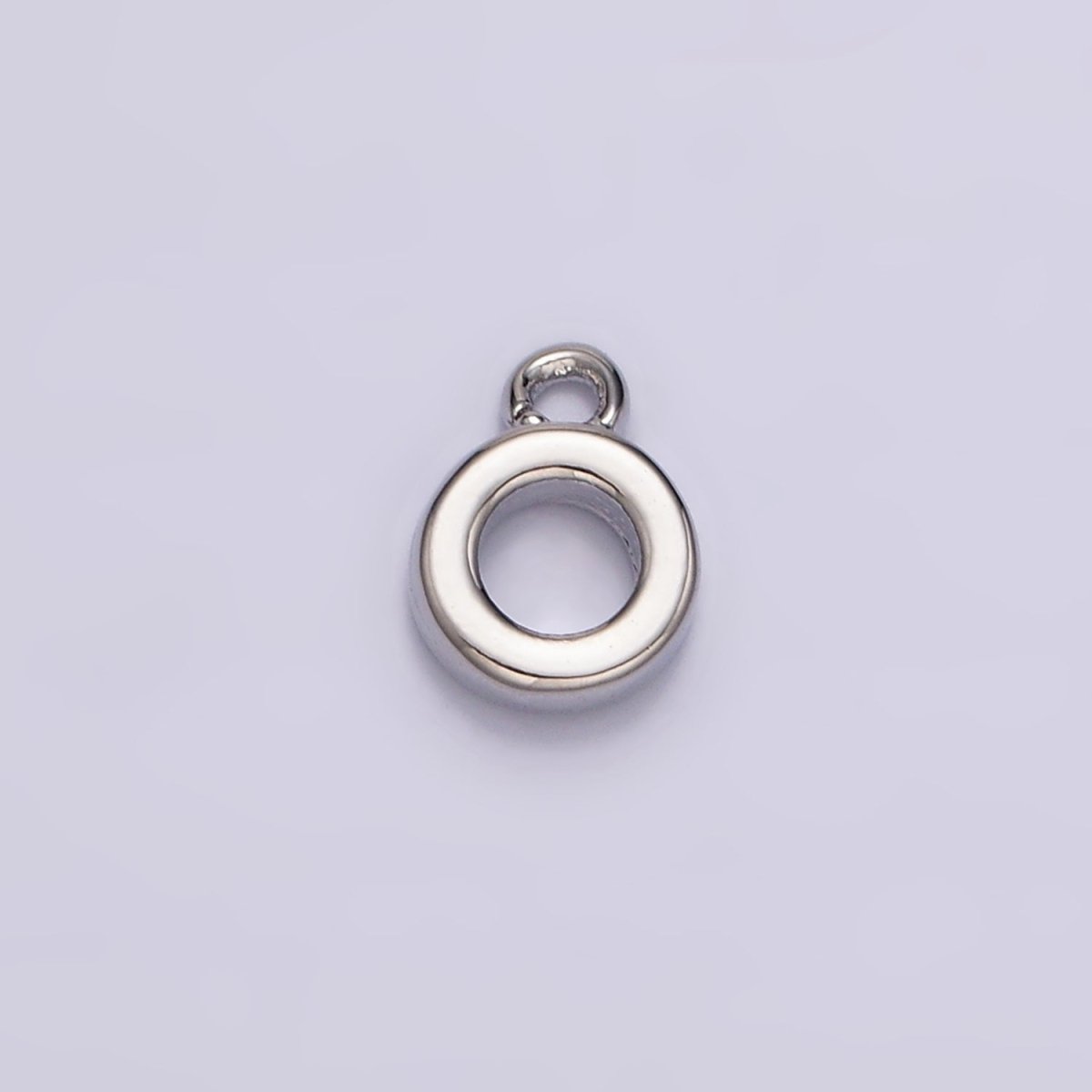 24K Gold Filled 5mm, 6mm Thin Crimp Open Loop Charm Holder Jewelry Making Supply in Gold & Silver | Z-923 - Z-926