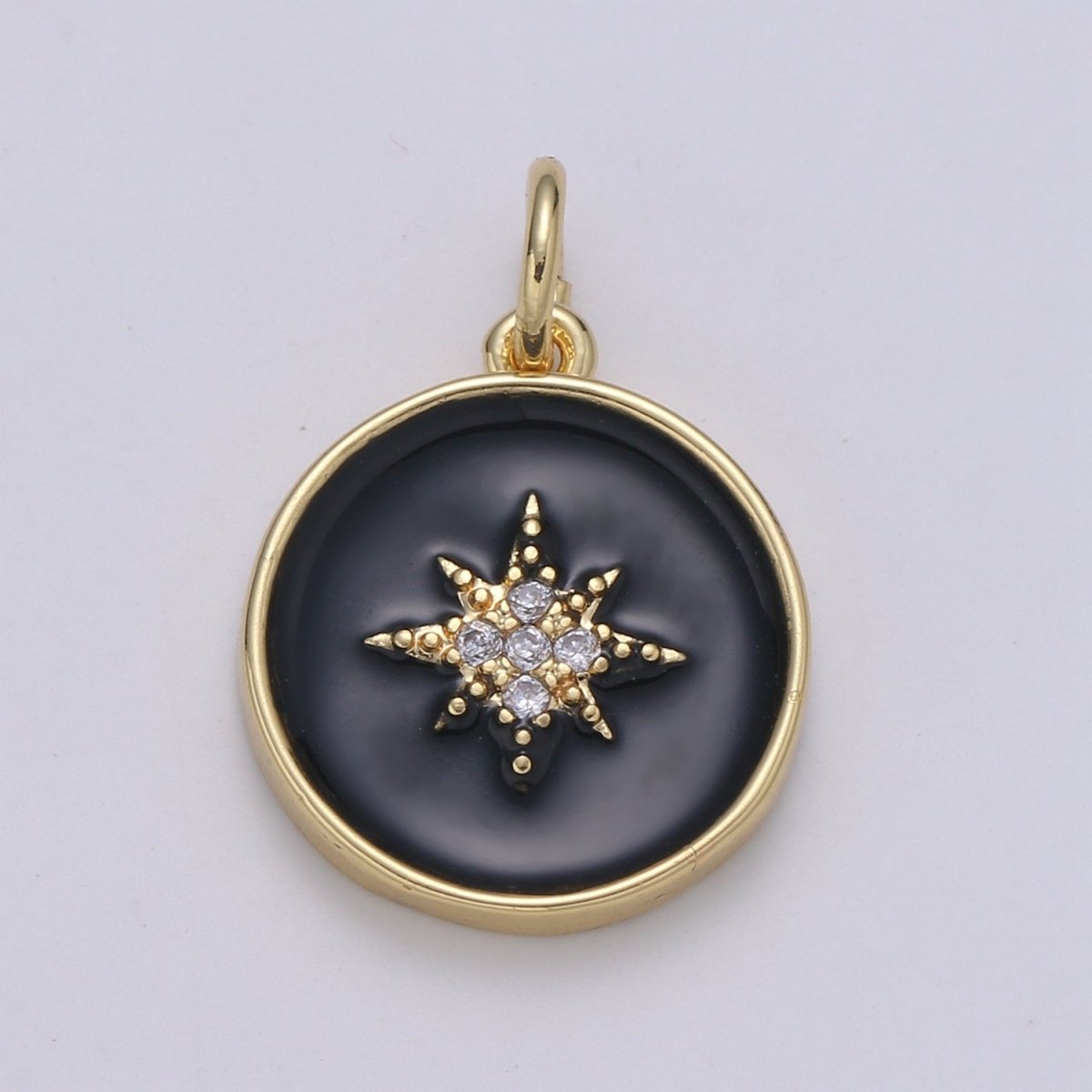 24K Gold Filled Ancient Stars Charm  E-109-E-112