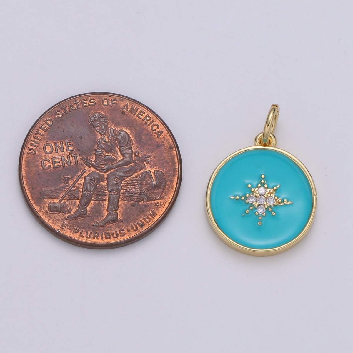 24K Gold Filled Ancient Stars Charm  E-109-E-112