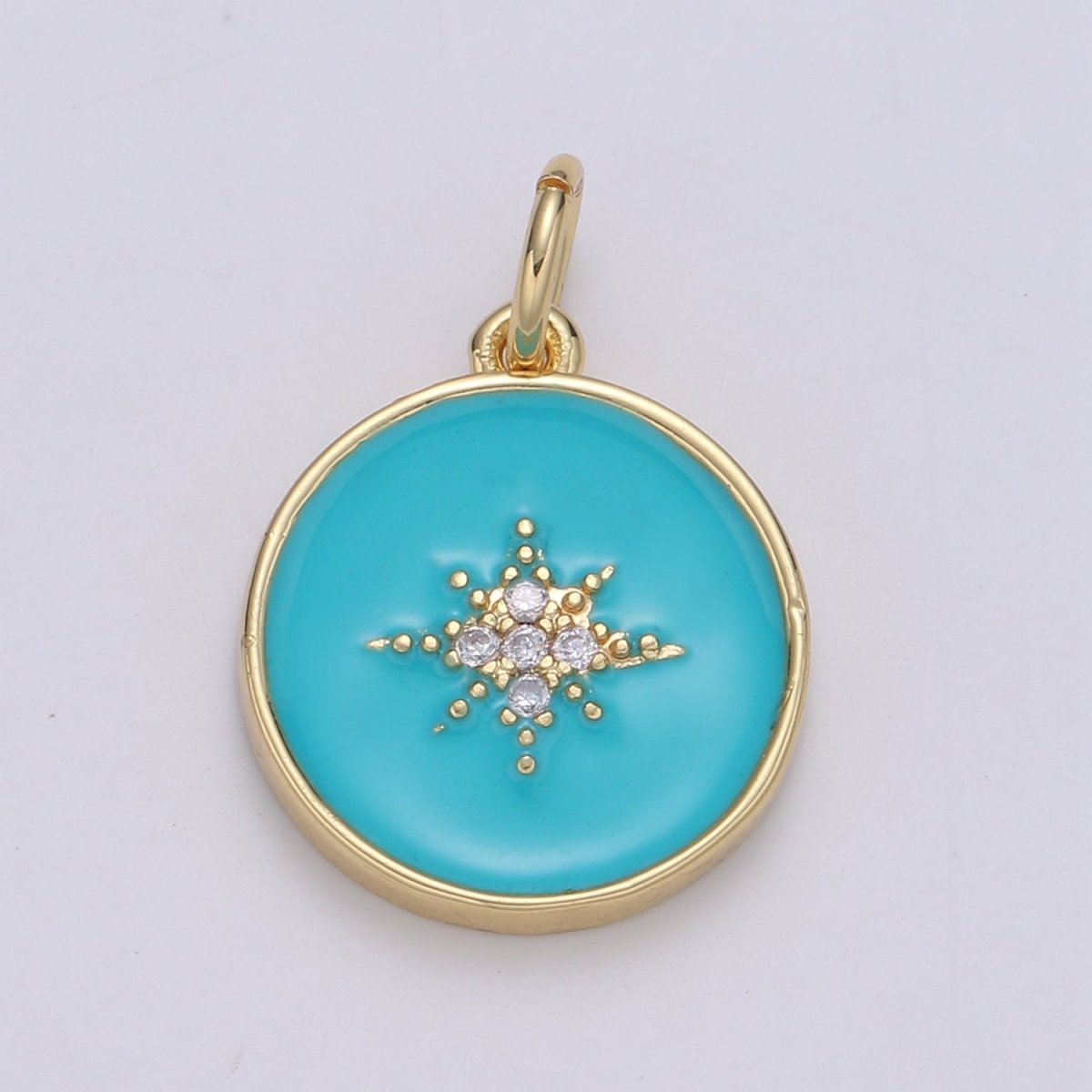 24K Gold Filled Ancient Stars Charm  E-109-E-112